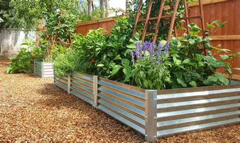 sheet metal raised garden bed|metal raised garden beds dangerous.